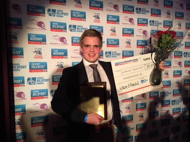 Håkon vant Greta Molanders Fond 2017